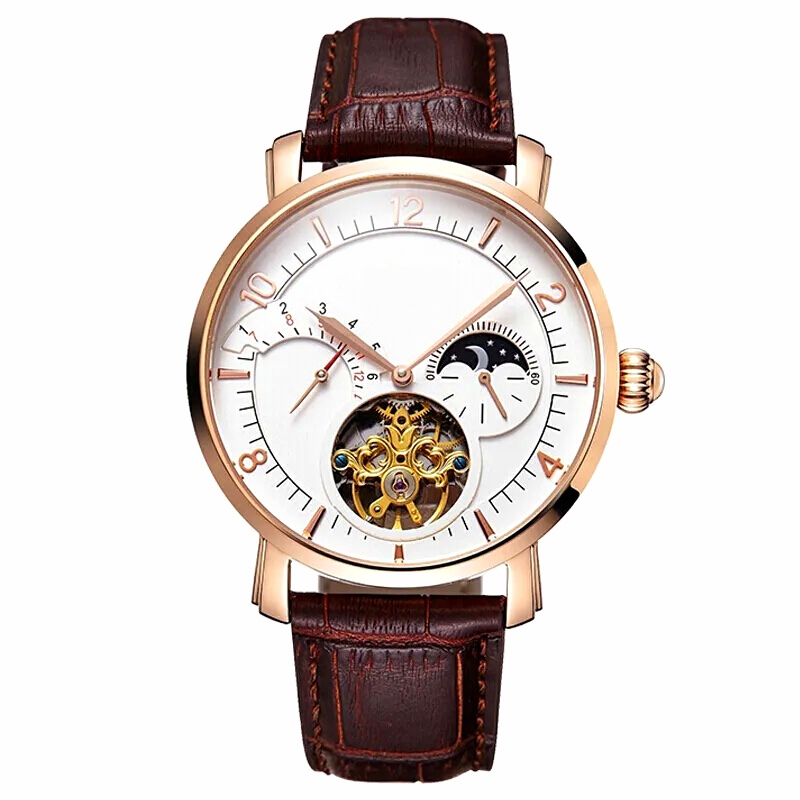 Simple style mechanical watch.